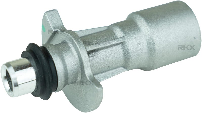 RKX Aluminum Oil Cooler to Water Pump Upgraded Metal Pipe Compatible with Jaguar Land Rover Range Rover 3.0L V6 5.0L V8 LR028136 C2Z18658 JLR L494 L405 - Image 4